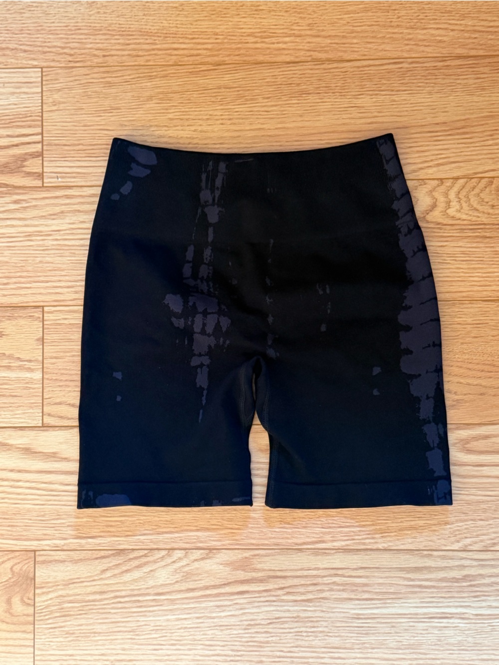 Black High-Waist Seamless Bike Shorts